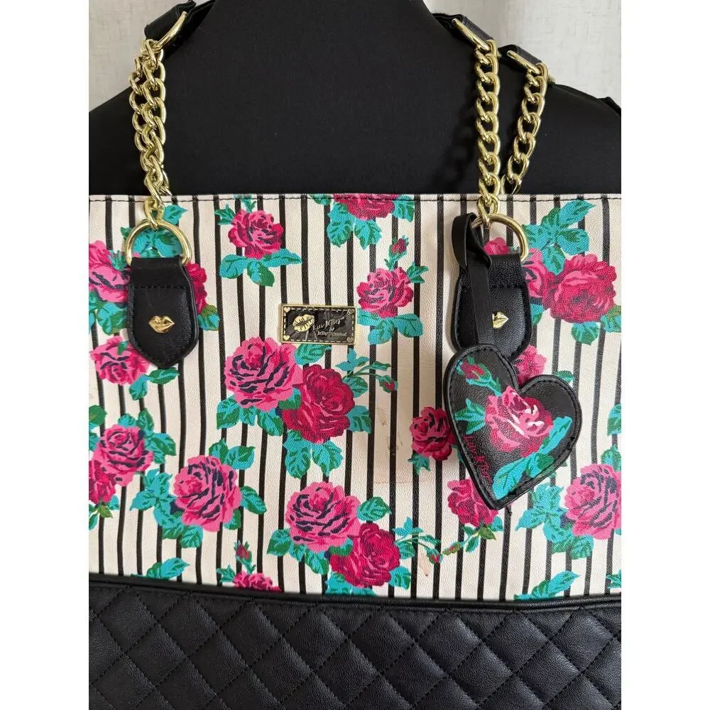 Betsey Johnson Rose Tote Bag